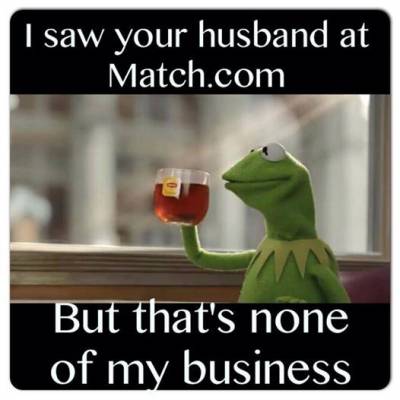 When Miss Piggy is away, Kermit will say.....
